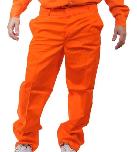 Pantalon Trabajo Naranja Desde  Talle 50 Desc Mayoristas