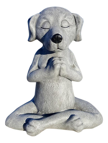 Muyier Cão Buda, Meditação Cão Estátua-yoga Cão Jardim