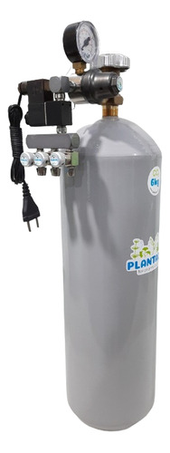 Kit + Cilindro 6kg Co2 P/ Aquários Plantados C/ 3 Saídas