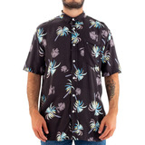 Camisa Quik Royal Palms Hombre Negra