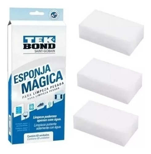 Esponja Magica Limpiadora Clean Magic Eraser Tekbond 