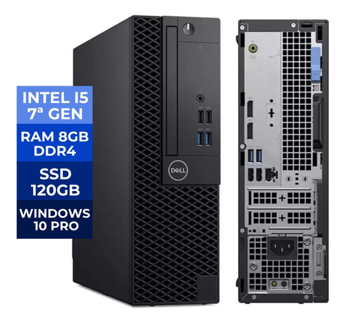 Desktop Pc Dell Optiplex 3050 Core I5 7ºg Ssd120gb 8gb Ddr4