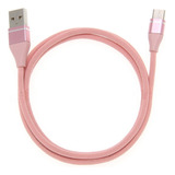 Cable Cordon Reforzado Colores Usb A Type C Tipo C