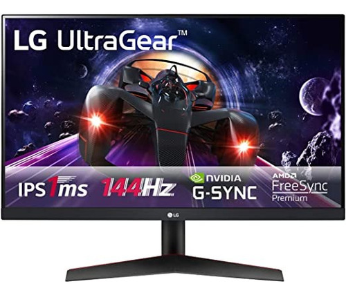 Monitor Gamer LG Ultragear 24gn600 Led 24  Preto 100v/240v