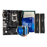 Kit Upgrade Intel Core I7 10700 + H510m + 32gb Memória Ddr4