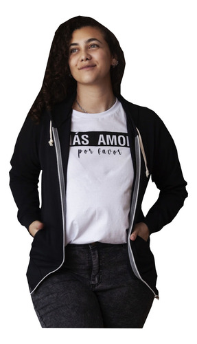 Buso Hoodies Buzo Mujer Urbano Campera Gym Largo Sweeter A10