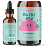 Vitaminas B12 Para Niños Burst, Joy Spring,  Gotas Líquida