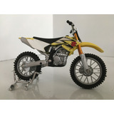 Juguete Motocicleta Coleccion Suzuki Rmz 250 Amarilla Maisto
