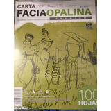 Papel Facia Opalina Carta 225 Gr. 100 Hojas Gruesa