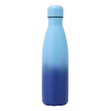 Botella Termica Acero Inoxidable Doble Capa Premium Color Azul - Celeste
