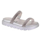 Chinelo Papete Feminino Vizzano Tira Cristal 6459.310