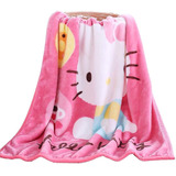 Throw Blanket Fleece Cartoon Hello Kitty Printing   X  ...