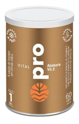 Vital Pro 60 Cáps Vital Atman Oleo De Sementes De Abobora