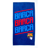 Toalla Oficial F.c. Barcelona 100% Algodón Azulgrana Hilasal