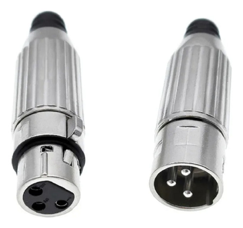 Conectores Metalicos Compatible Con Switchcraft Canon Xlr 