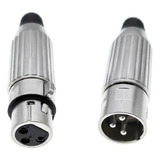 Conectores Metalicos Compatible Con Switchcraft Canon Xlr 