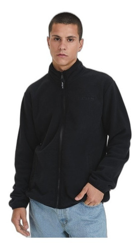 Campera Con Cierre Polar Fleece Hoodie Levi's Hombre