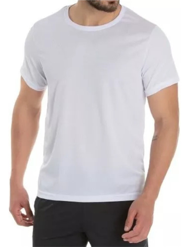 Camisa Camiseta Branca Pv Malha Fria Uv