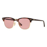 Ray Ban Rb3016 114515 Clubmaster Rosa Polarizado