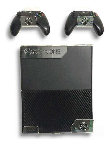 Soporte Base Repisa Economica Xbox One Fat + 2 Sop Controles