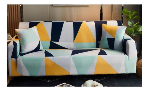 Cubre Sillon Sofa Adaptable Funda 3 Cuerpos Diseño - Thv67-e