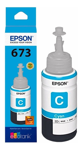 Tinta Epson T673 Colores C-m-y-cl-ml L800 L1800 Original