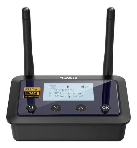 Receptor Transmisor De Audio Bluetooth 5.0 1mii B03pro+ Ldac Hi-res