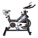 Bicicleta Estática Profit Spinell Para Spinning Color Negro Y Rojo