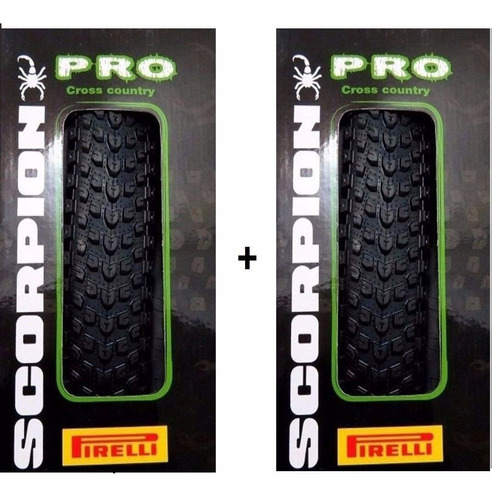 Par Pneus Pirelli Scorpion Pro Aro 29x2.20 Kevlar Sem Arame