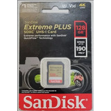 Cartão Sd Extreme Plus 128gb - Envio Mg E Am
