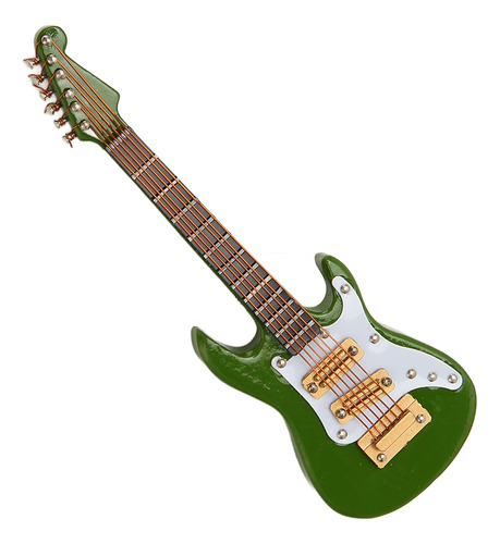 Modelo De Adorno Para Guitarra Eléctrica En Miniatura, Exqui