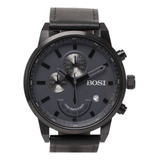 Reloj De Pulso - Hombre Negro - Bosi - Original