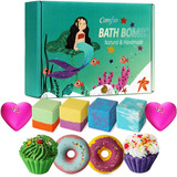 10 Bombas De Baño Para Niños, Juego De Regalo De Bomb...