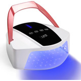 Lámpara De Uñas Led Uv Recargable 96w 48led Lampara Gelish