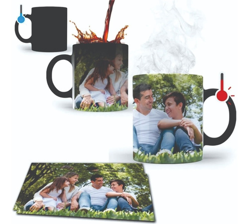 Tazza Mágica Personalizada Con Foto Y Texto A Tu Gusto!!!!!!