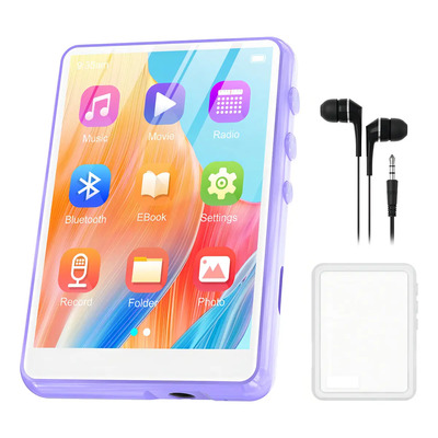 Reproductor MP3 Mechen M3-64GB Bluetooth Pantalla Táctil 64GB Violeta | Meses sin interés