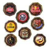  Placas Decorativas  Retrô Vintage Cervejas Bebidas Bar 5pcs