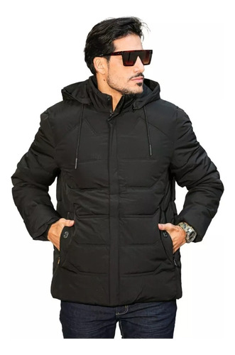 Jaqueta Masculina De Frio Blusa Bolha Sobretudo Estilo