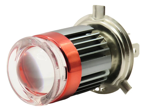 Foco Moto H4 Lupa Proyector Ba20d 24 Led Bicolor 4 Funciones | MercadoLibre