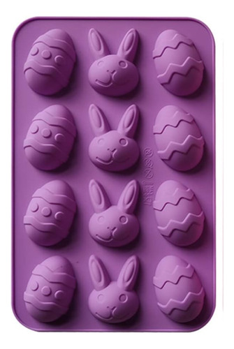 Molde 8 Huevos  4 Cara De Conejo Pascuas Goody Easter Chocol