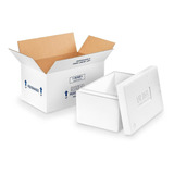 Kit De Cajas Con Espuma Aislante - 43x25x21cm