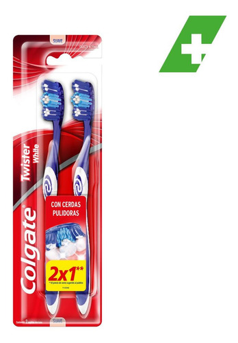 Colgate Cepillo Twister White  2x1