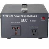 Elc T-1000 + 1000 W, Convertidor De Voltaje 3000 Watt