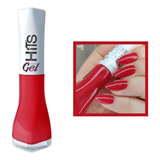 Esmalte Hits Efeito Gel Beijo Que Cola Vermelho 5free