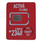 Chip Sim Claro - Prepago - 3 En 1 - 4g  Pack