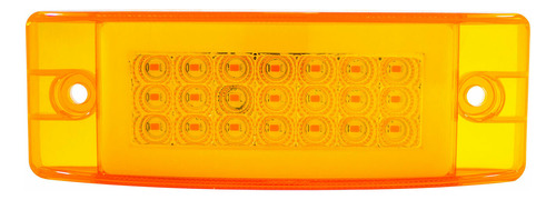 Plafon 21 Led Gel Rectangular Alta Baja Estrobo 12-24v