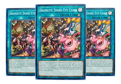 Yugi-oh! Dramatic Snake-eye Chase Phni-en062 Comun