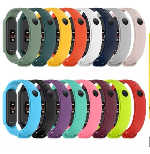 Malla Banda Silicona Correa Pulsera Xiaomi Mi Band 3 4 5 6 7