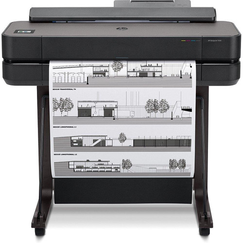 Impressora Plotter 24 Designjet T650 5hb08a Hp Cor Preto 