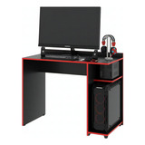 Mesa Para Computador Gamer Xp  - Preto/vermelho - Rpm Móveis